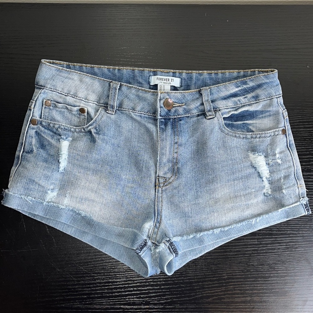 F21 Jean Shorts